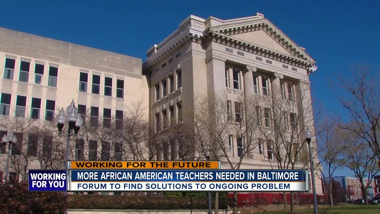 Education leaders calling to bring more African American teachers to Baltimore City