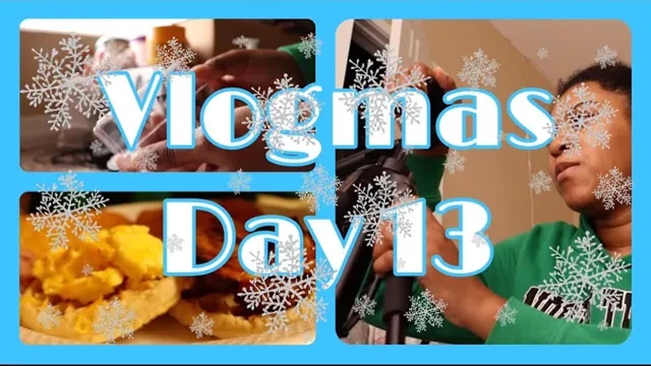 Vlogmas Day 13 - crying over my tripod, cleaning my lashes, breakfast for dinner