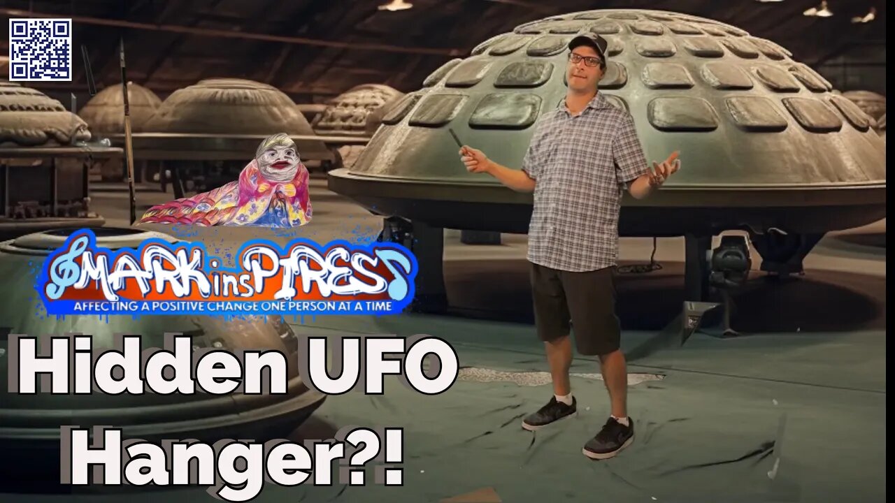 Reporter Sneaks Into Classified UFO Hanger!!