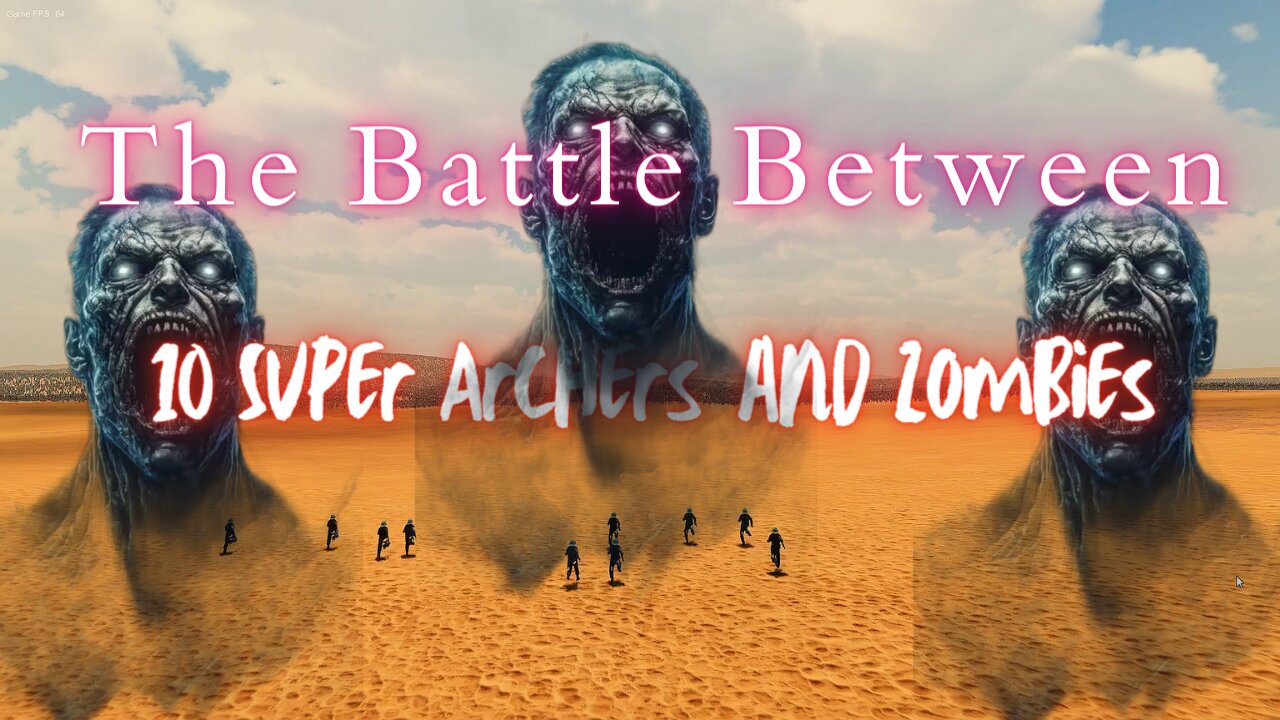 10 Super Archers vs 5 MILLION Zombies | Ultimate Epic Battle Simulator 2 | "4K"| UHD | 60FPS | PC