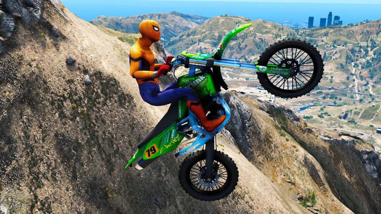 GTA 5 Spiderman Epic Jumps Ragdolls Stunts & Fails Episode 65 (Euphoria Ragdolls)