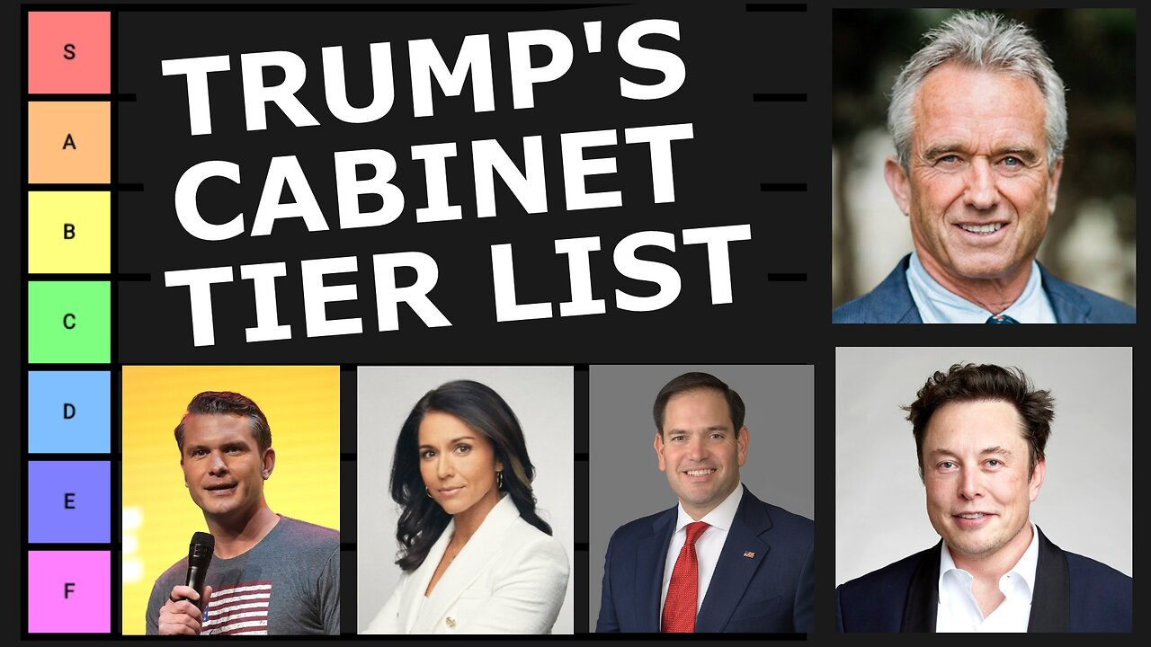 TIER LIST: Grading Trump's Second Term Cabinet Picks