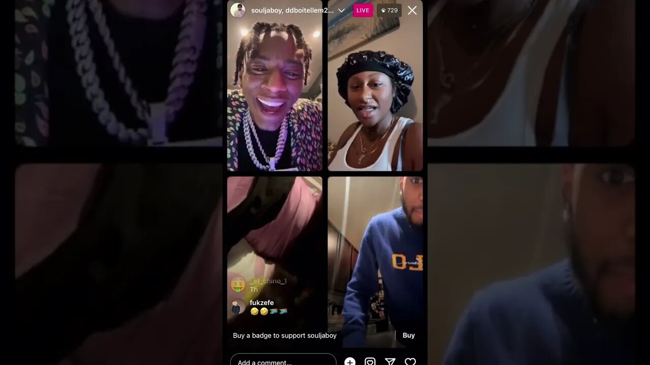 Soulja Boy Instagram Live SOULJA VS FOOD STAMP… (27/03/23)