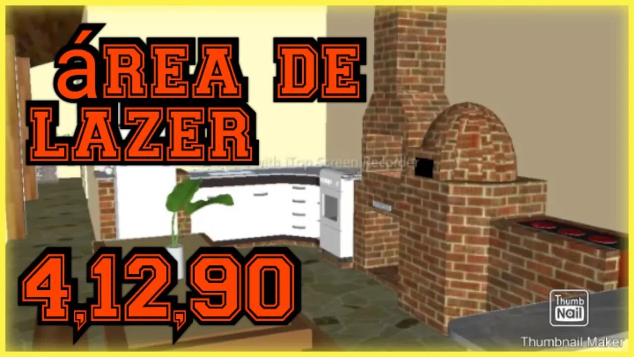 planta 3d área de lazer 4x12,90