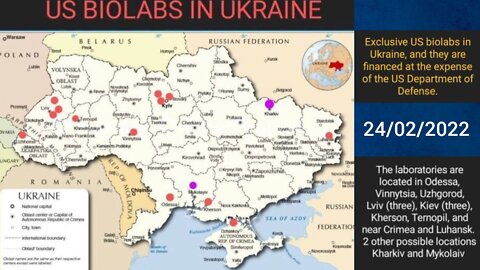 NWO, UCRAINA: Biolaboratori USA, Guerra Russia, Virus Covid19, "Vaccini" mRNA, armi biologiche