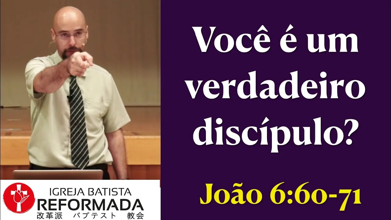 CARACTERÍSTICAS DOS FALSO E DOS VERDADEIROS DISCÍPULOS. João 6:60-71 Glauber Manfredini