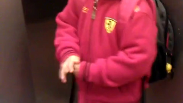 Little Cute Chinese Baby So Excited Changes Mood After Coming from School