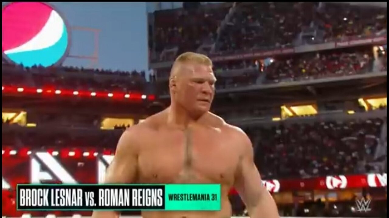 Roman Reigns Brock Lesnar ka wrestling video