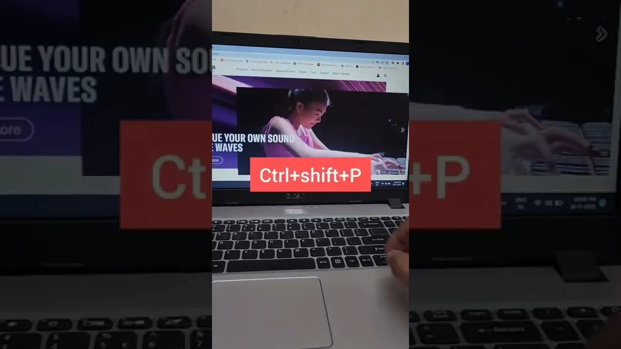 Useful page print keyboard shortcuts in chrome browser #shorts #youtubeshorts