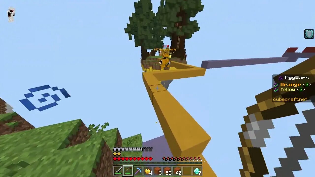 every player loses IQ in Hardcore Cubecraft Eggwars