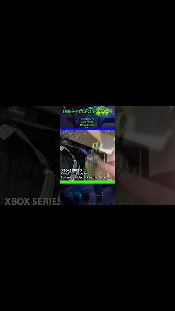 XBOX SERIES X VAPE JUICE LIQUID DAMAGE REPAIR #shorts