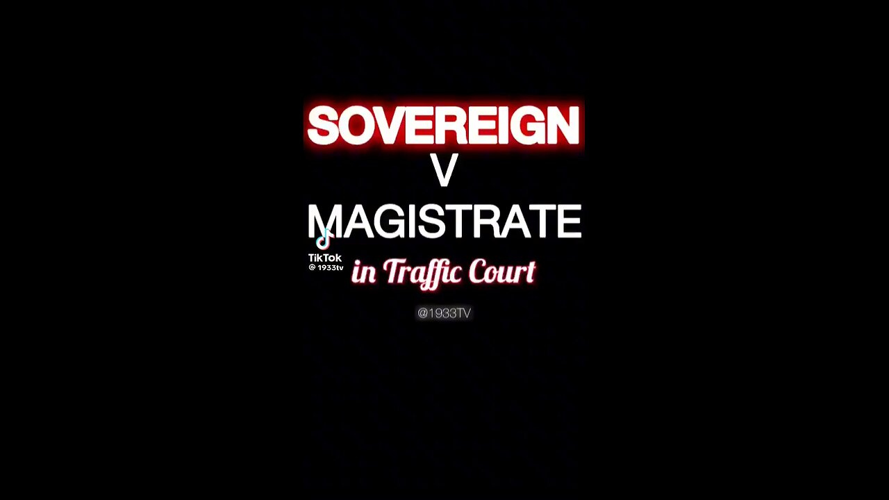 Sovereign vs the magistrate