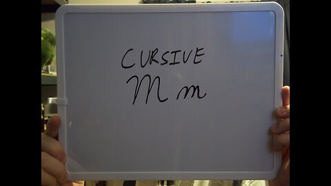 Cursive Letter M