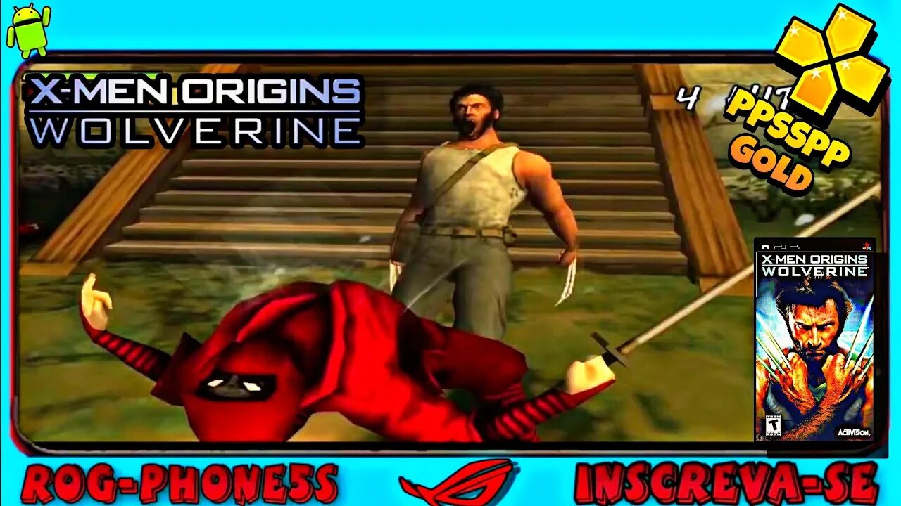 X-MEN ORIGINS: WOLVERINE ANDROID - PlayStation Portátil PPSSPP emulator de PSP