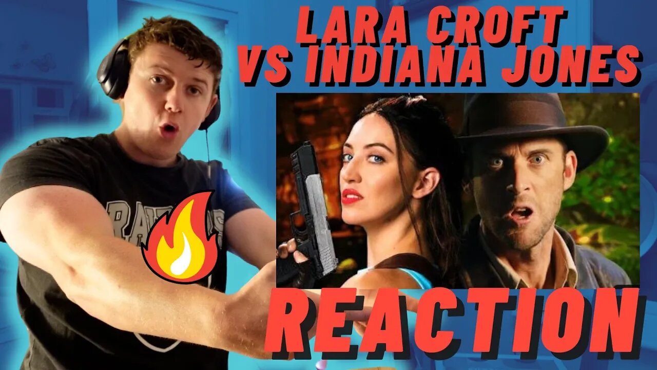 LARA CROFT VS INDIANA JONES | EPIC RAP BATTLES OF HISTORY ((IRISH REACTION!!))