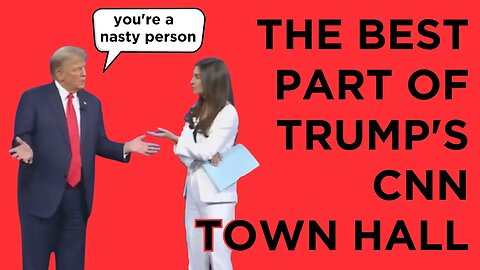 Watch Donald Trump Humiliate Kaitlan Collins at His CNN Town Hall!