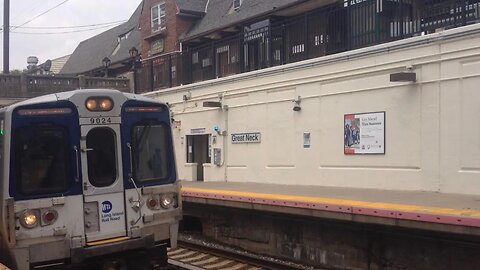 LIRR M9 Train Ride Great Neck To Port Washington 7-18-2023