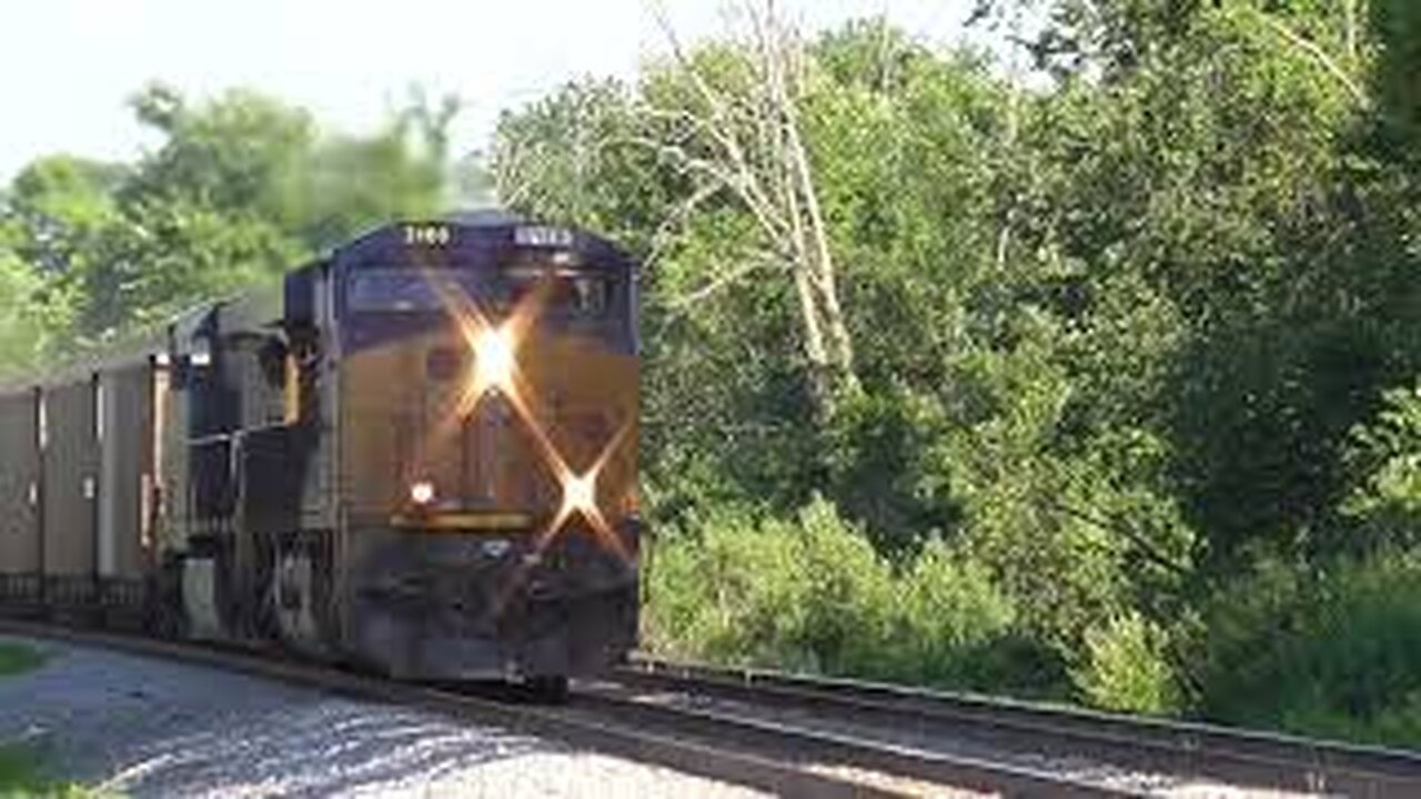 CSX C318 Loaded Coal Train from Creston, Ohio June 30, 2022