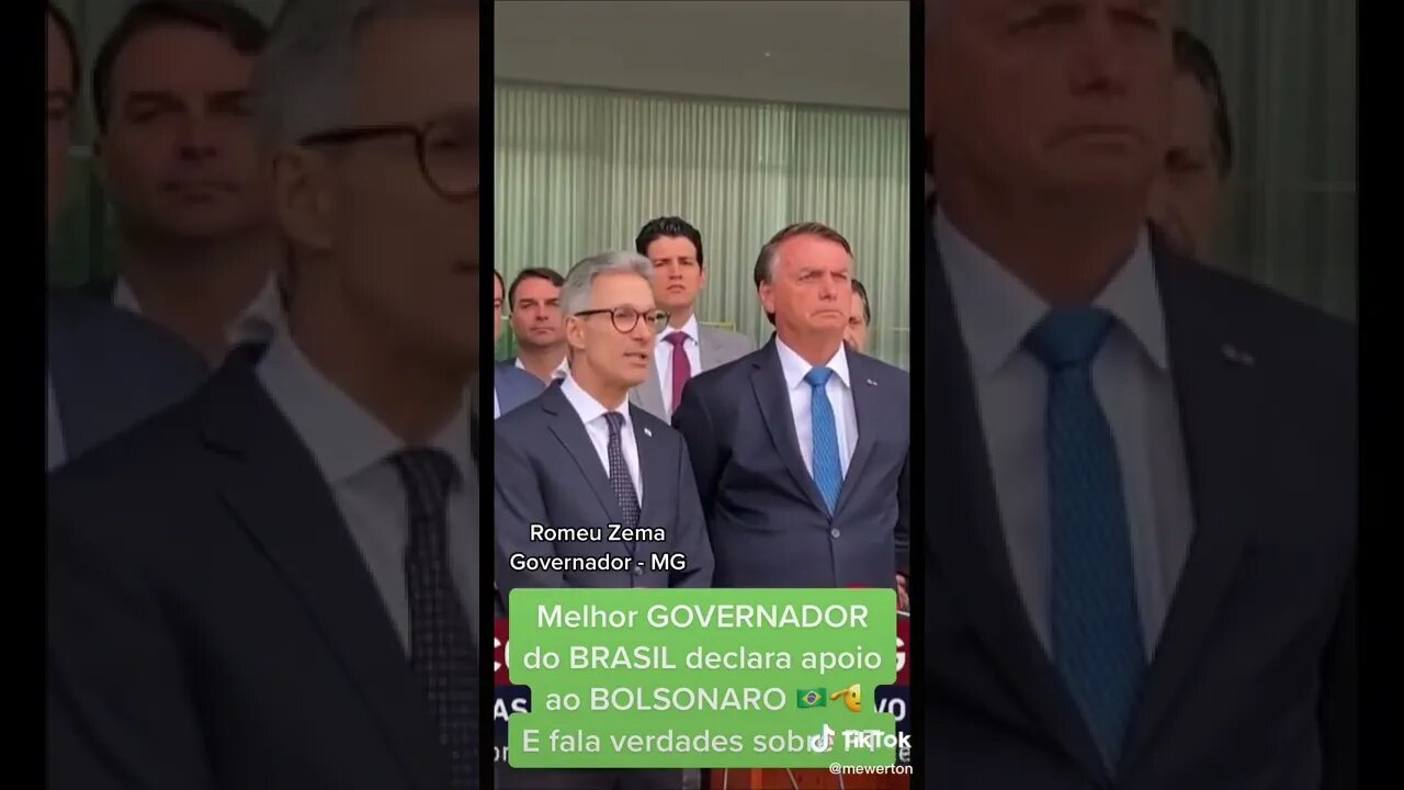 Romeu Zema confirma apoio a Bolsonaro