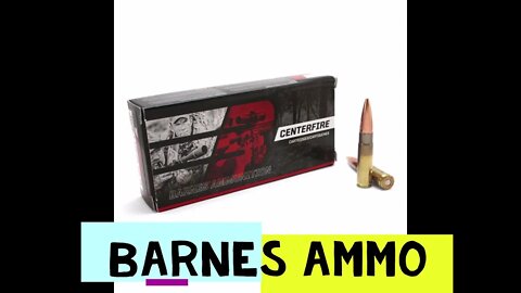 300 BLK Barnes Ammos