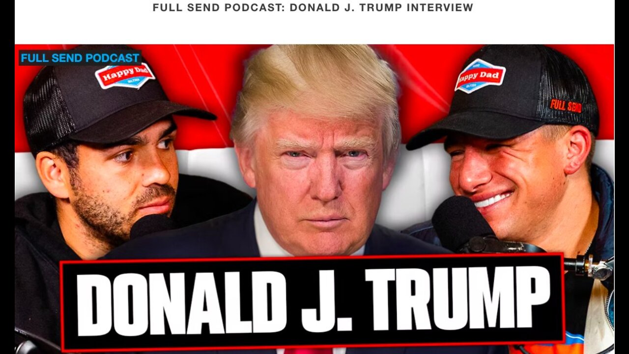 Banned From Youtube - Full Send Nelk Boys Podcast Interview with President Donald Trump (3/10/2022)