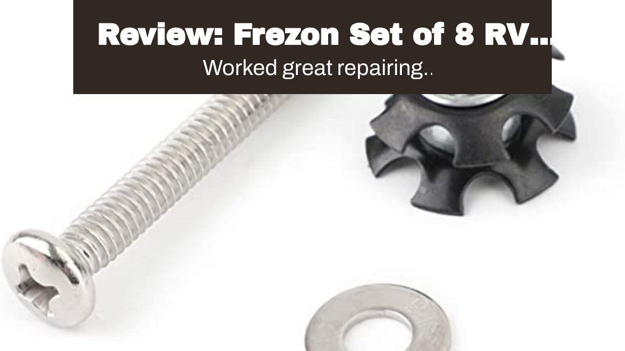 Review: Frezon Set of 8 RV LADDER REPAIR KIT nuts Stainless Bunk Motorhome Parts Camper Trailer...