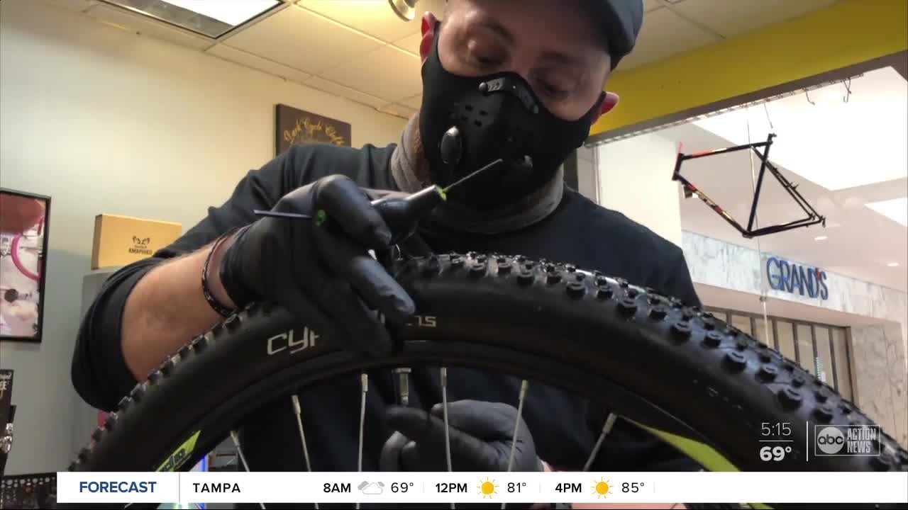 Business is booming during pandemic for nonprofit bike shop helping everyone get a bicycle