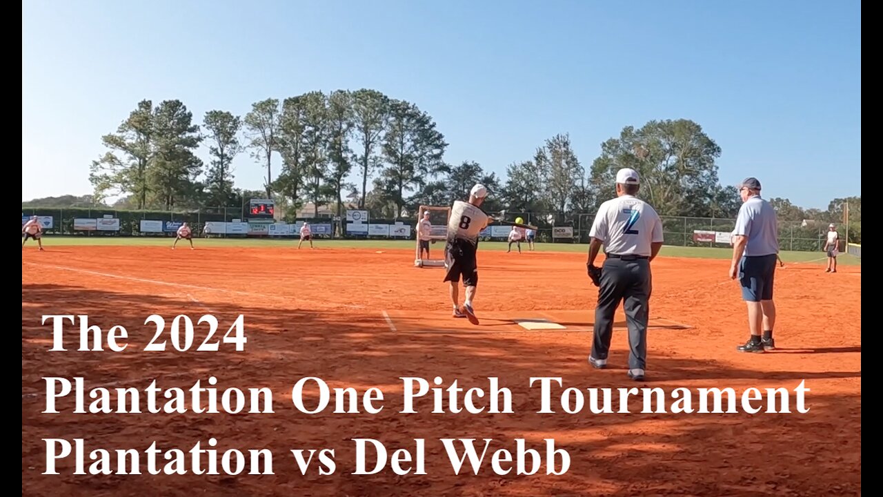 Plantation at Leesburg vs Del Webb at The 2024 1 Pitch Softball Tournament