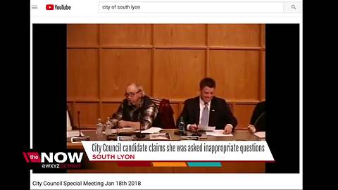 City Council candidate claims she was asked inappropriate questions