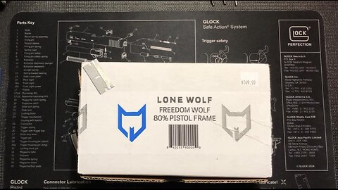 Freedom Wolf 80% Pistol Frame Made by Lone Wolf