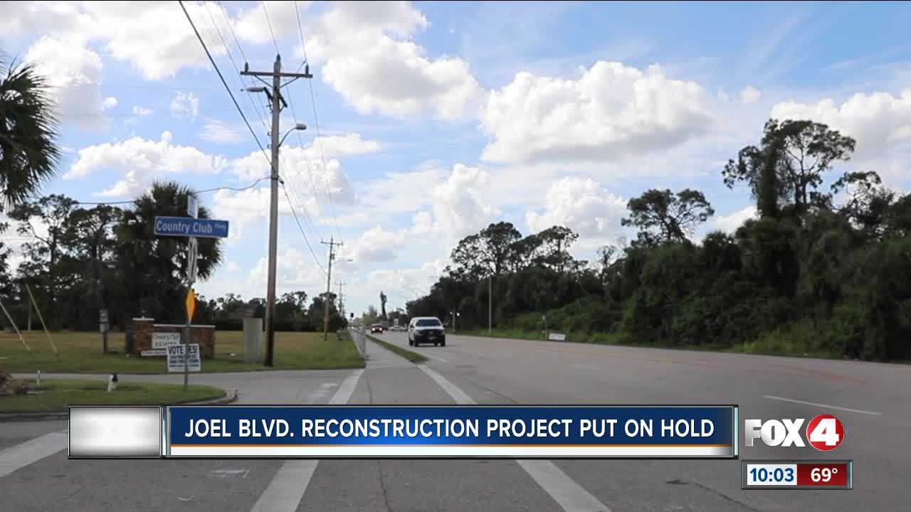 Joel Boulevard reconstruction project shelved for now