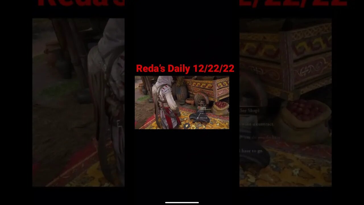 Reda’s Daily 12/22/22