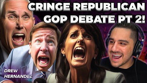 REACTING TO CRINGE 2ND RINO PRIMARY DEBATE!
