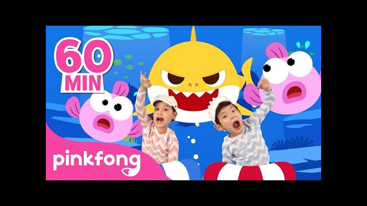 [60 Minute] Best Baby Shark Songs Compilation for Kids ｜ Pinkfong Official