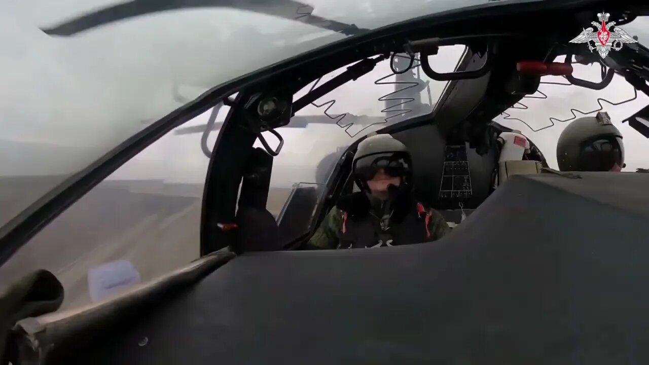 MoD Russia: Ka-52 attack helicopters destroy AFU strongholds and armoured vehicles within the SMO.