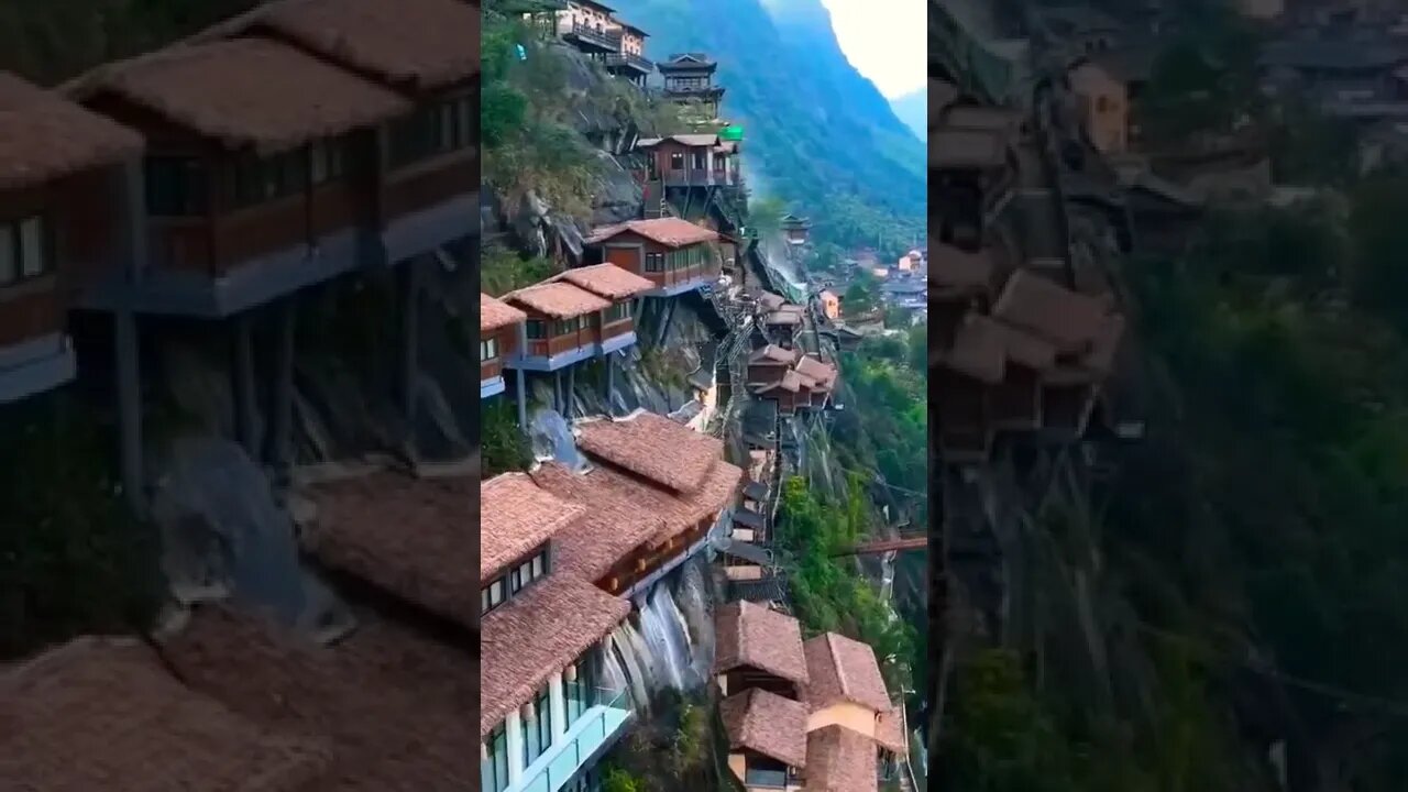 Risky house on hills 😬