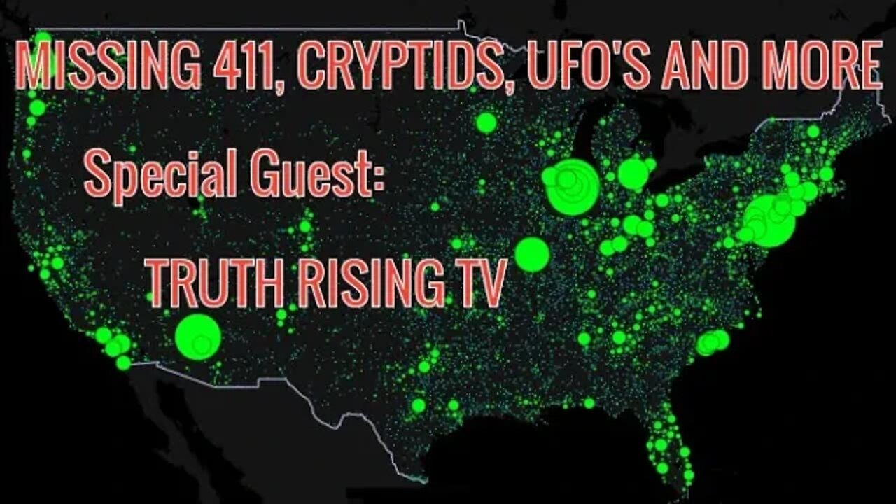 MISSING 411, CRYPTIDS, UFO'S AND MORE