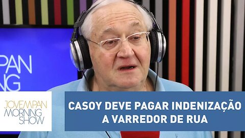 Boris Casoy e Band devem pagar indenização de 60 mil reais a varredor de rua