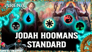 🔵🔴⚫⚪🟢JODAH HOOMANS🟢⚪⚫🔴🔵|| Dominaria United || [MTG Arena] Bo1 Five Color Legend Ranked Standard Deck