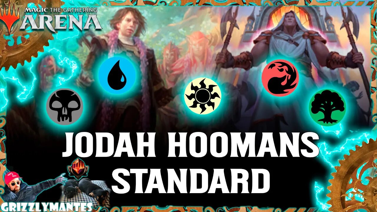 🔵🔴⚫⚪🟢JODAH HOOMANS🟢⚪⚫🔴🔵|| Dominaria United || [MTG Arena] Bo1 Five Color Legend Ranked Standard Deck