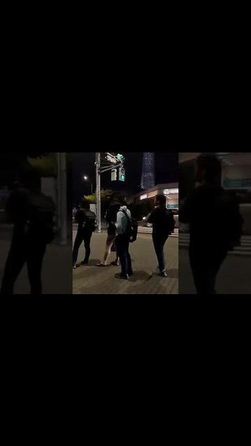 #markofthebeast volunteers line up have eyeballs scanned w/ a Worldcoin orb to get a digital ID