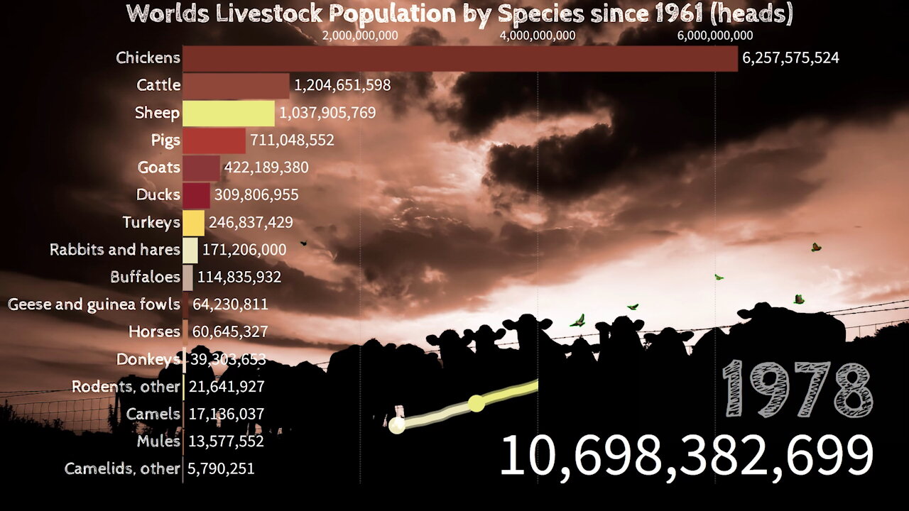 World Livestock Population by Species since 1961