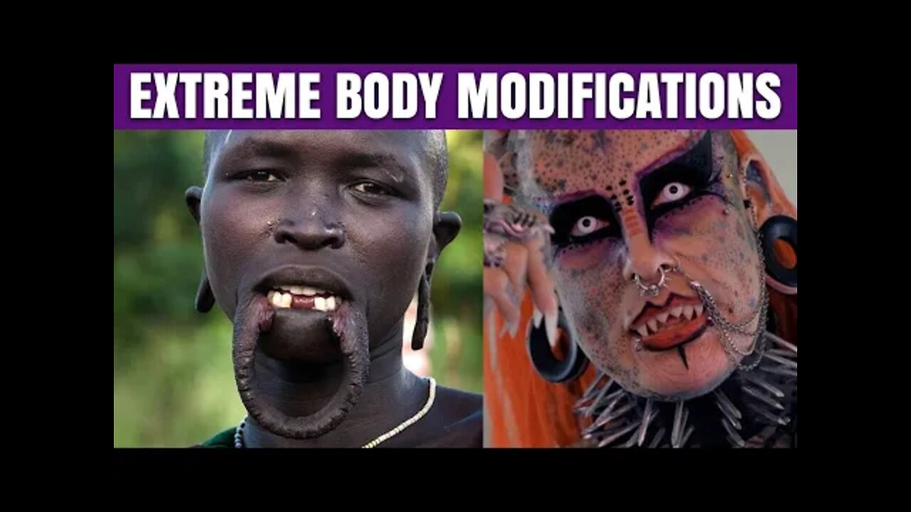 Top Ten Most EXTREME Body Modifications!