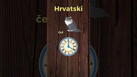 It is four o'clock. Learn Croatian the Easy Way! #shorts #learn #croatian #time