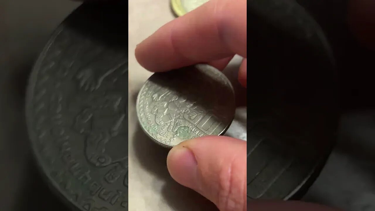 50 Peso Mexican Coin Is Massive, One Of The Biggest Ever Minted