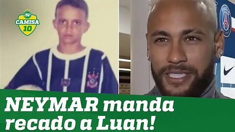 QUE MORAL! Neymar manda recado a Luan antes de estreia no Corinthians!