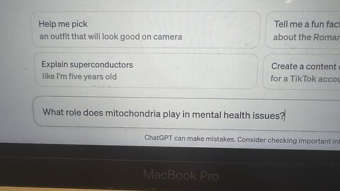 I asked ChatGPT what role Mitochondria plays in Mental Health and here is what it said! #MoreMito