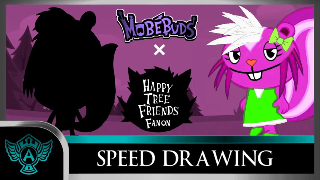 Speed Drawing: Happy Tree Friends Fanon - Saramy | Mobebuds Style