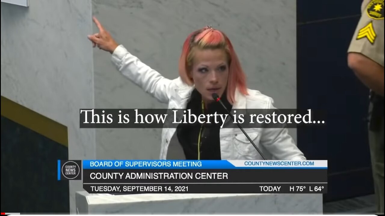 BE FREE!! San Diego Board of Supervisors 09/14/21