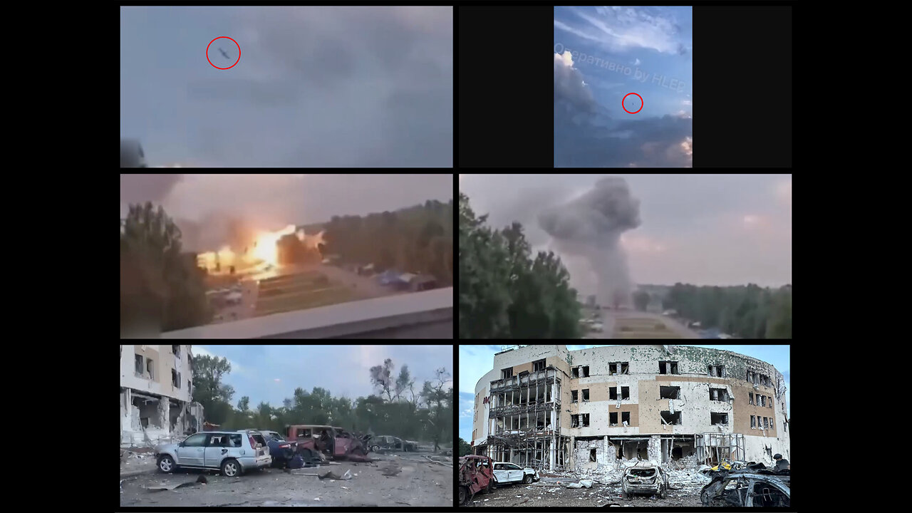 Zaporizhzhia: Russian cruise missile attack on Reikartz hotel